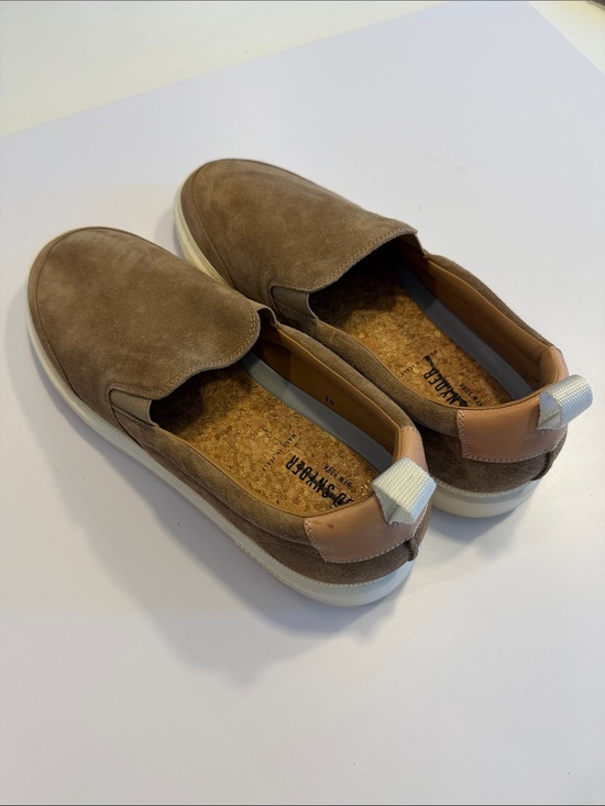 Todd Snyder Slip-On Men\'s Suede Cappuccino Tan Beige Sneakers Sz 10.  Tub4
